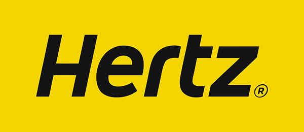 Hertz yellow logo
